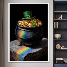 Leprechaun Gold Pot Luck - NicheCanvas