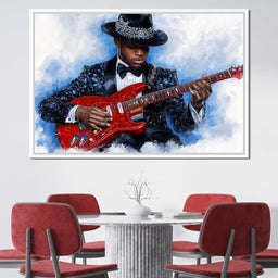 Harmony Strumming Through Elegance - NicheCanvas