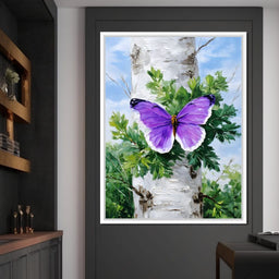Butterfly Dreams Forest Canvas - NicheCanvas