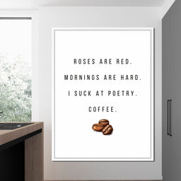 Morning Ode to Caffeine Humor - NicheCanvas