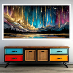 Celestial Rain Of Starlight - NicheCanvas