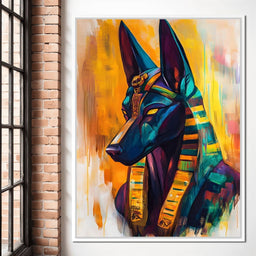 Majestic Anubis Reverie - NicheCanvas