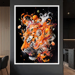Citrus Storm Tiger Awakening - NicheCanvas
