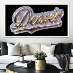 Denver Metallic Dreamscape - NicheCanvas