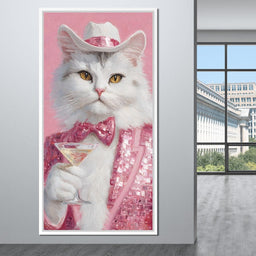 Cat Royale Sophisticated Sip - NicheCanvas