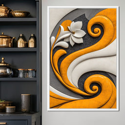 Fusion of Flower and Flow - TooplesArt - NicheCanvas