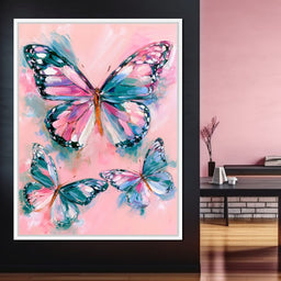Fluttering Past The Pale Horizon - NicheCanvas