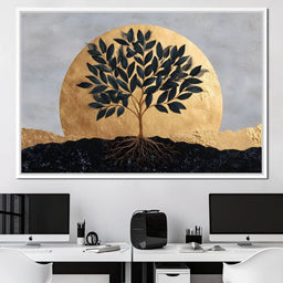 Golden Tree of Tranquility - NicheCanvas