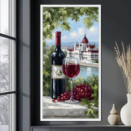 Wine Reverie by the Danube - NicheCanvas