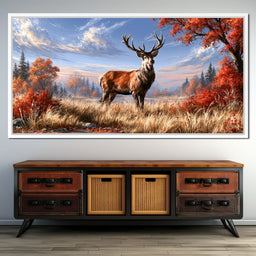 Majestic Monarch of the Golden Wild - NicheCanvas