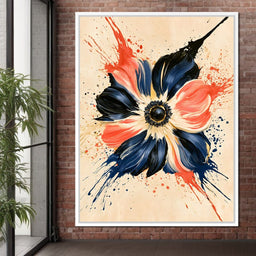 Collision Of Petals And Gravity - NicheCanvas