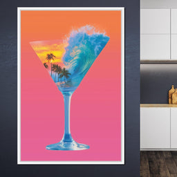 Double Exposure Martini - NicheCanvas