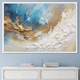 Golden Tide Celestial Drift - NicheCanvas