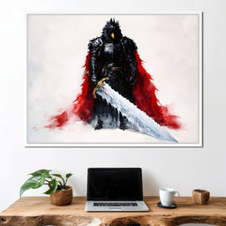 Majestic Ravens Knight's Valor - NicheCanvas