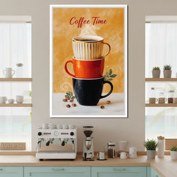 Coffee Time Stacked Mugs - NicheCanvas