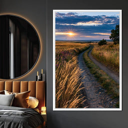 Golden Hour Journey Home - NicheCanvas