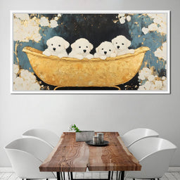Golden Pups Bath Delight - NicheCanvas