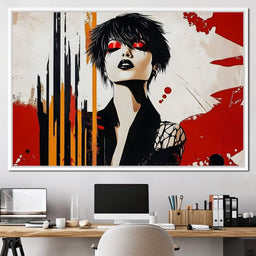 Fierce Visionary Portrait - NicheCanvas