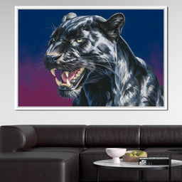 Midnight Panther Fury Surge - NicheCanvas