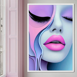 Lush Lips & Liquid Dreams - TooplesArt - NicheCanvas