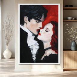 Gothic Lovers Midnight Kiss - NicheCanvas
