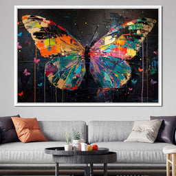 Enchanted Butterfly Mosaic - NicheCanvas
