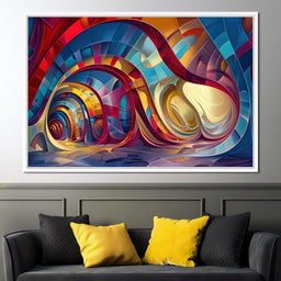 Vibrant Vortex - Tooples Art - NicheCanvas