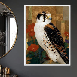 Golden Peregrine Elegance - NicheCanvas