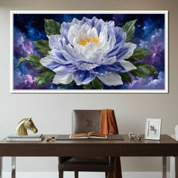 Starlit Peony Luminescence - NicheCanvas