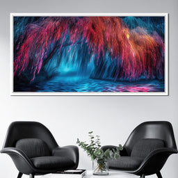 Neon Cascade - TooplesArt - NicheCanvas