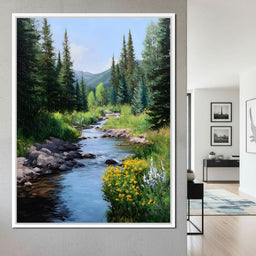 Alpine Creek Wildflower Trail - NicheCanvas