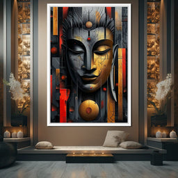 Radiant Geometric Balance - NicheCanvas