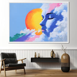 Dreamscape of Sunlit Skies - NicheCanvas