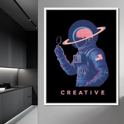 Neon Astro Mind Odyssey - NicheCanvas