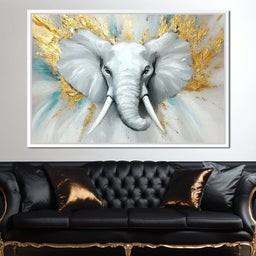 Majestic Elephant Radiance - NicheCanvas