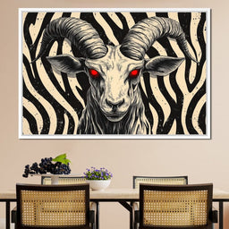 Infernal Ram of Shadows - NicheCanvas