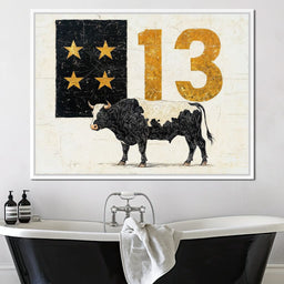 Starlit Cattle #13 - NicheCanvas