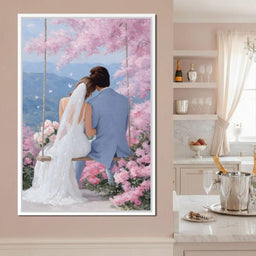 Wedding Vows Under Blossom Skies - NicheCanvas