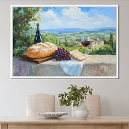 Tuscan Feast Panorama - NicheCanvas