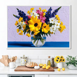 Sunlit Meadow Bouquet Vase - NicheCanvas