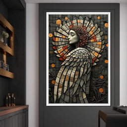 Mosaic Angel Enchantment - NicheCanvas