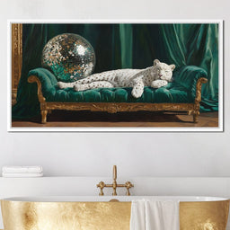 Opulent Disco Dream Leopard - NicheCanvas