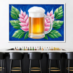 Floral Refreshment Beer Fusion - NicheCanvas