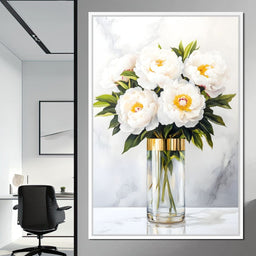 Opulent Peony Elegance - NicheCanvas