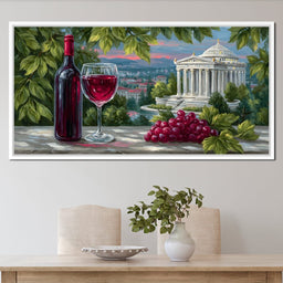 Vineyard Reverie Temple View - NicheCanvas