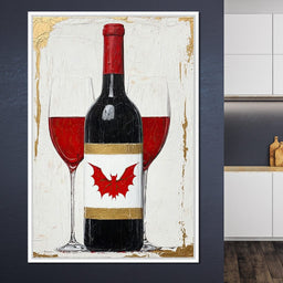 Bat Wine - NicheCanvas