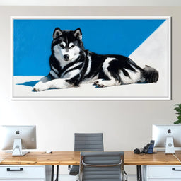 Majestic Husky Sunlit Bliss - NicheCanvas