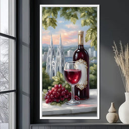Wine Reverie Cathedral Vista - NicheCanvas