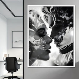 Luminous Liquid Kisses - NicheCanvas