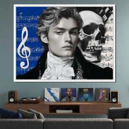 Baroque Composer Facing Mortality - NicheCanvas